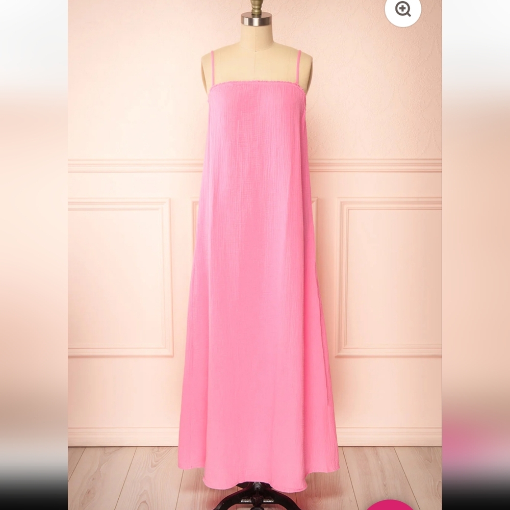 Boutique 1861 | Marinet Pink | Long Loose-Fitted Dress
